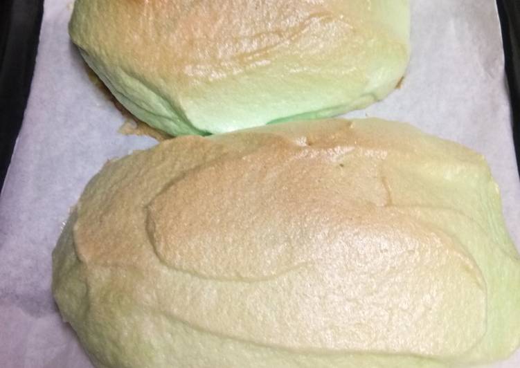 Cara Membuat Cloud bread pandan yang Lezat