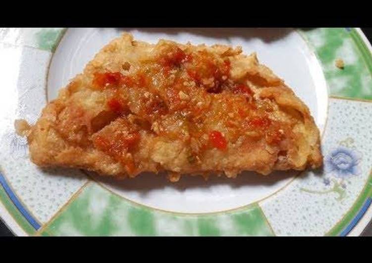 Resep Telur geprek krispy yang Lezat