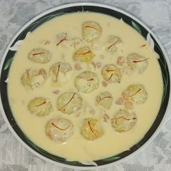 A picture of Sabudana Rasmalai – Creamy, Dreamy & Delicious.