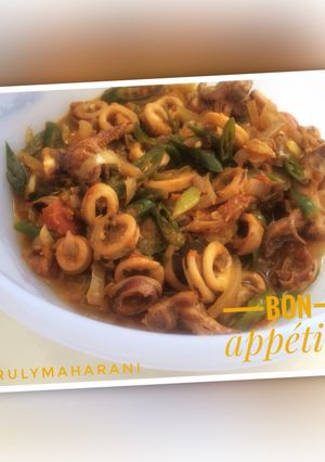 Foto resep Cumi Pedas Cabai Hijau