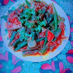 A picture of Bhindi do pyaaza.