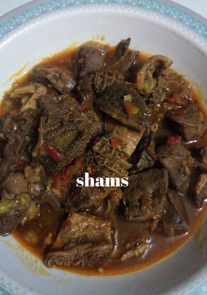 A picture of Offal pepper soup.