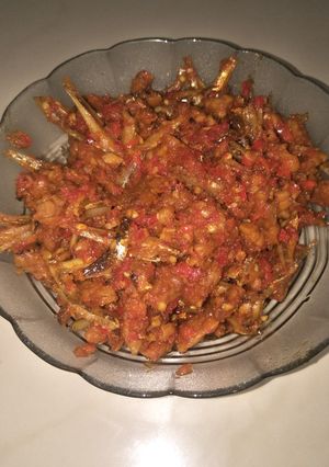 Foto resep Sambal tempe teri pedas manis