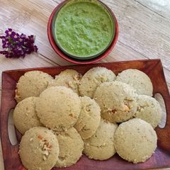 Sama rice idli (Falahari) A picture of Sama rice idli (Falahari).