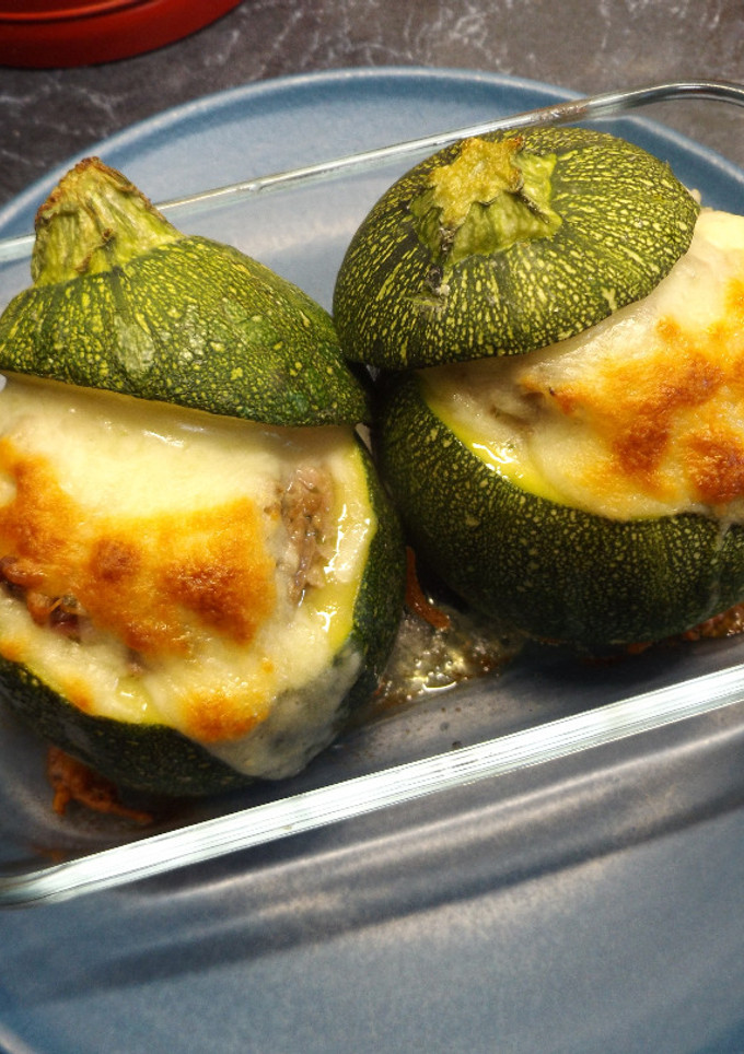 Una foto de Calabacines (zapallitos) con relleno especial