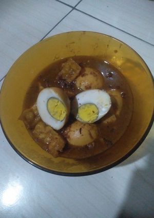 Foto resep Semur tahu Telur