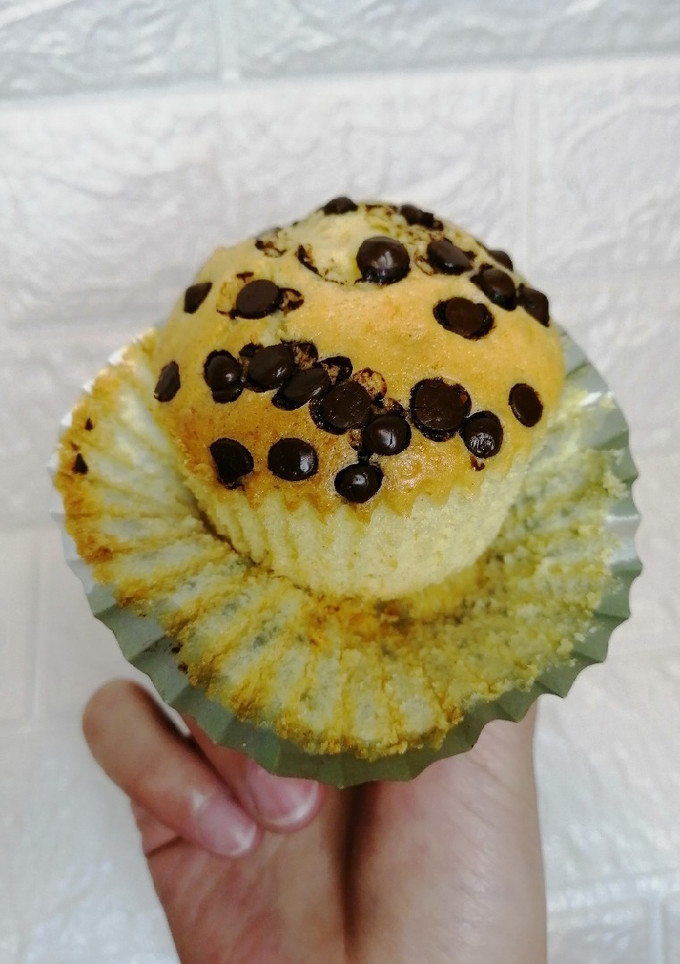 Una foto de Muffins de queso crema y chips de chocolate