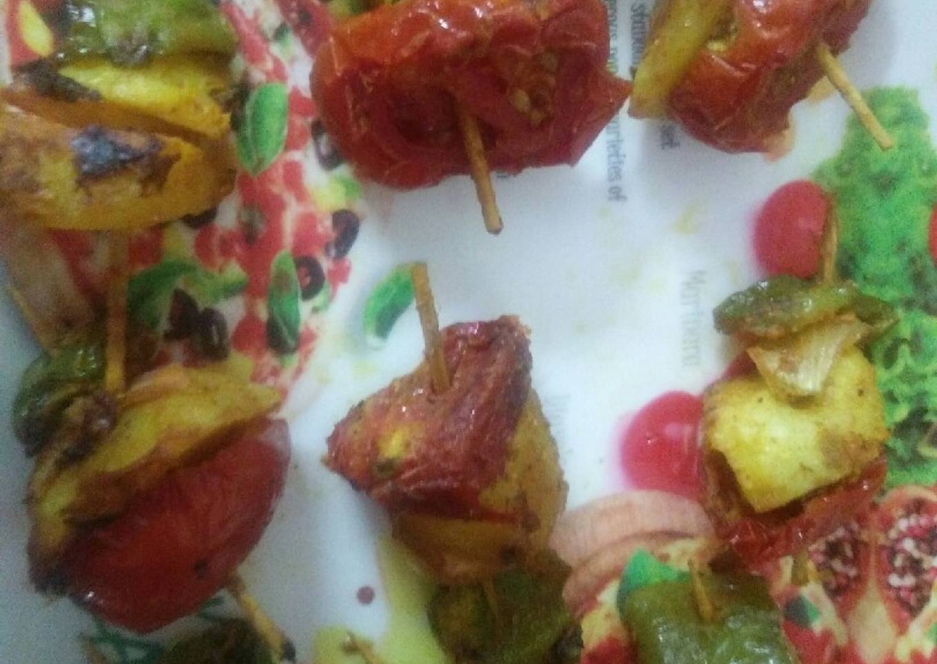 Grilled aloo tikka