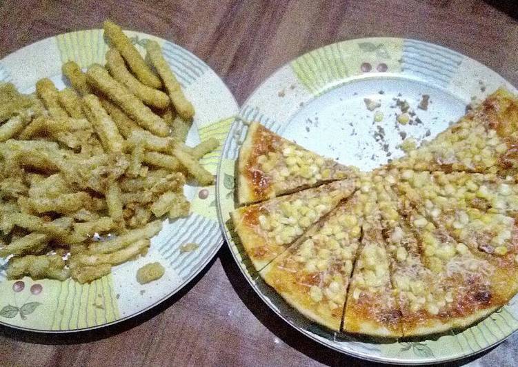 Resep Pizza jagung, Enak