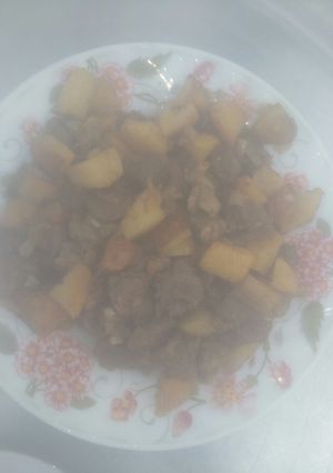 صورة لوصفة الكباب السوداني باللحمة الضاني
