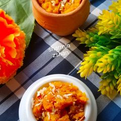 A picture of Suji halwa.