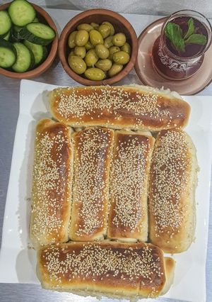 صورة لوصفة فطائر الجبن الهشة كالغيمة ☁️