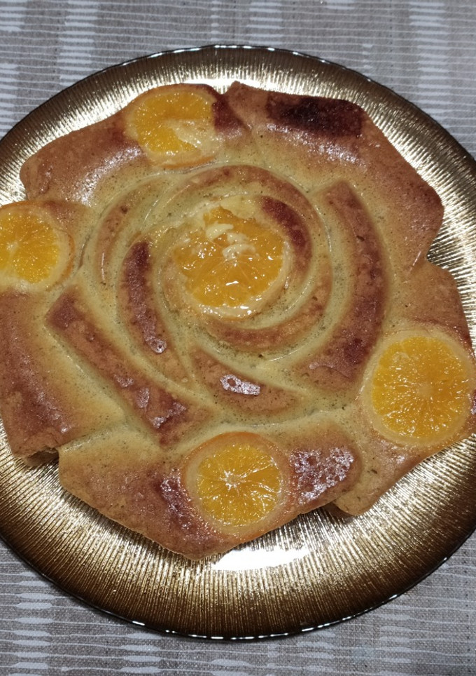 Una foto de Pastel de avena y naranja