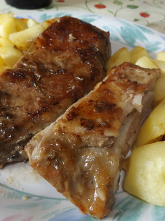 Una foto de Cordero al horno con miel, mostaza y soja