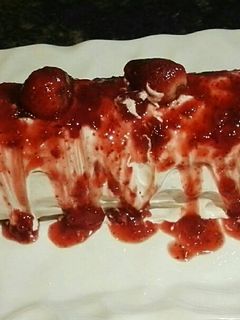 صورة لوصفة سويسرول الفراوله