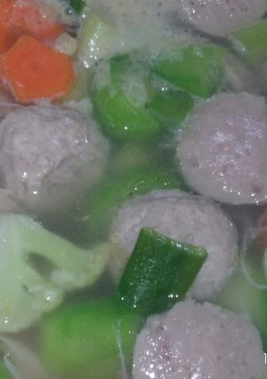 Foto resep Sup bakso oyong sederhana