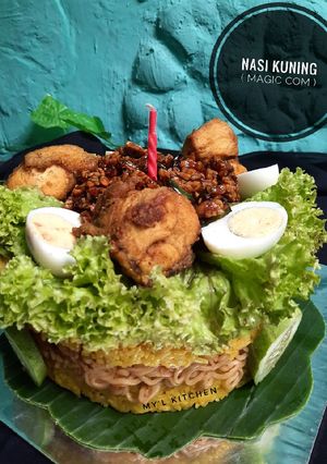 Foto resep Nasi Kuning (Magic Com)