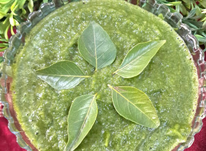 A picture of Raw Mango-Pudina Chutney- Summer special.