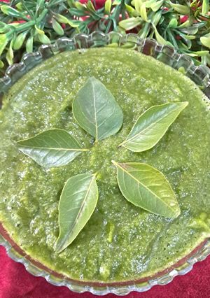 A picture of Raw Mango-Pudina Chutney- Summer special.