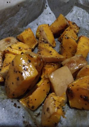 Foto resep Baked Butternut Pumpkin