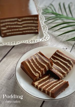 Foto resep Pudding Cheese Crackers