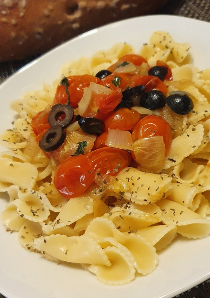 Una foto de Pasta a la Crudaiola