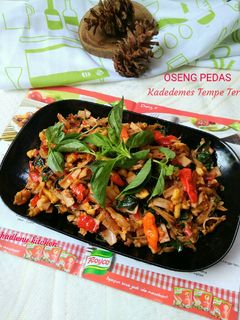 Foto resep Oseng Pedas Kadedemes Tempe Teri