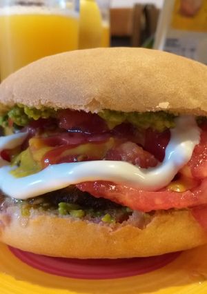 Una foto de Hamburguesa extra de vacuno