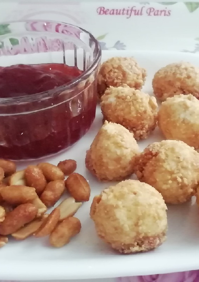 Una foto de Bombones de queso de cabra