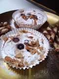 Snow blueberry cake