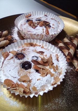 Foto resep Snow blueberry cake
