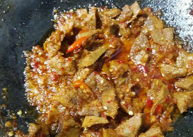 Daging sapi masak gongso