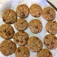 Eggless whole wheat oats cookie A picture of Eggless whole wheat oats cookie.