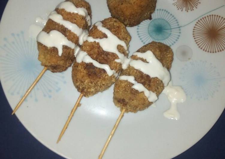 Simple Way to Prepare Quick Meatballs on stick