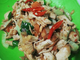 Tumis ayam suwir