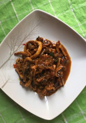 Foto resep Cumi Pedas Kunyit Segar