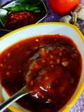 Tomato and garlic chutney