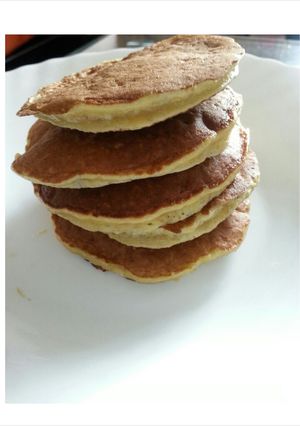 燕麥香蕉Pancake [無油/麵粉/糖] 的食譜成品照片
