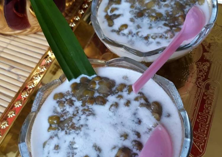 Langkah Mudah Membuat Bubur Kacang Hijau Kuah Santan Lezat Sekali