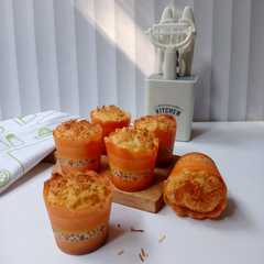Muffin Keju Super Moist (Metode Vla / Tanpa Mixer)-レシピのメイン写真