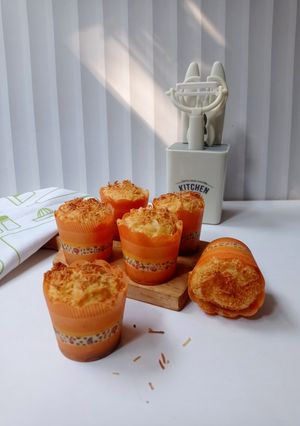 Foto resep Muffin Keju Super Moist (Metode Vla / Tanpa Mixer)