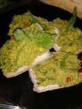 Molletes de guacamole