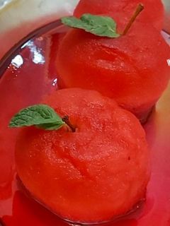 عکسی از دستور دسر سیب ژله ای