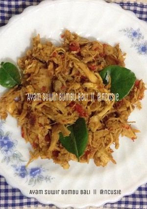 Foto resep Ayam Suwir Bumbu Bali
