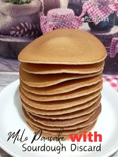 Foto resep #710 Milo Pancake with Sourdough Discard