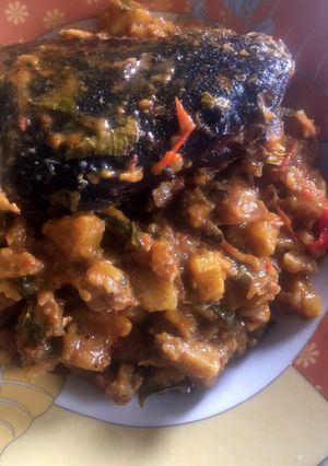 A picture of Unripe plantain porridge.