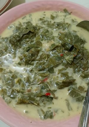 Foto resep Sayur daun ubi tumbuk / sayur tuttu