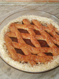 Una foto de Pasta frola de membrillo