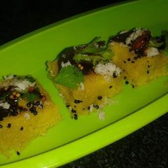 A picture of Quick dhokla.
