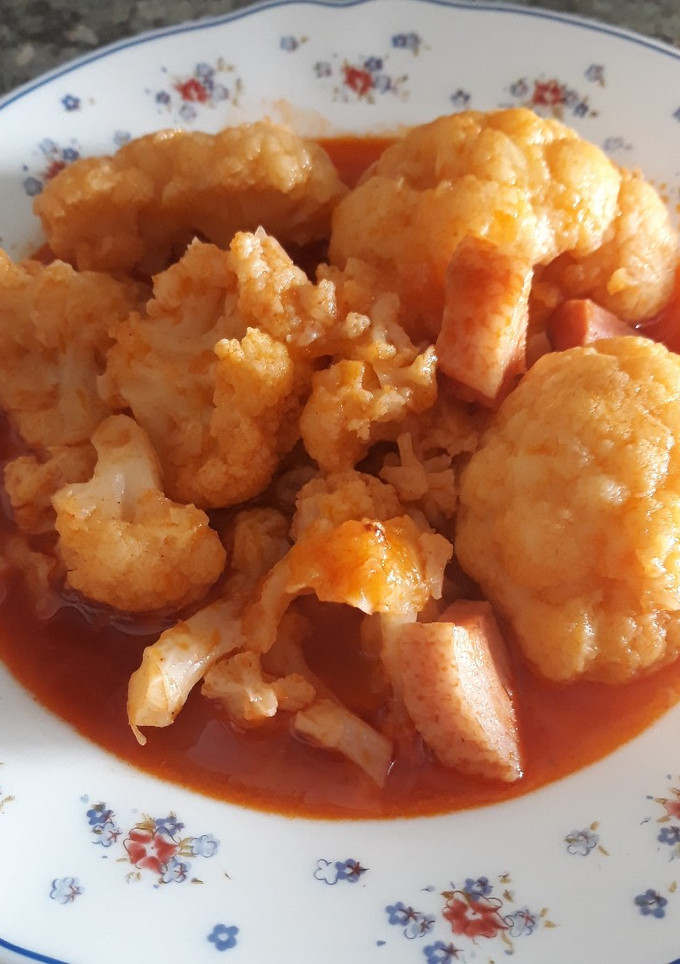 Una foto de Coliflor guisada en olla GM